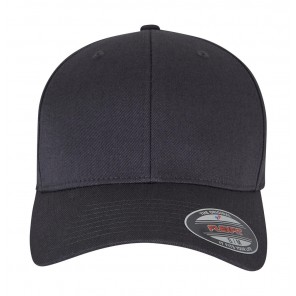 Flexfit Flexfit Wooly Combed Cap Kids - Charcoal - Youth52-54cm