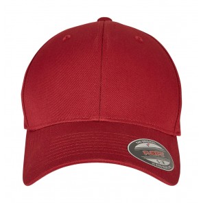 Flexfit Flexfit Wooly Combed Cap Kids - Rose Brown - Youth52-54cm