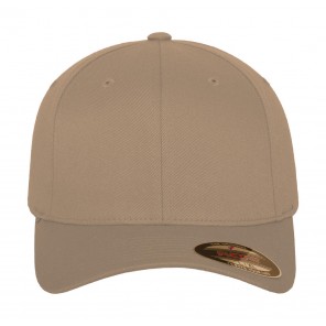 Flexfit Flexfit Wooly Combed Cap Kids - Khaki - Youth52-54cm