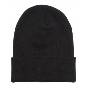 Flexfit Heavyweight Organic Long Beanie - Black - OneSize