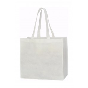 Shugon Lyon Non-Woven Shopper - White - OneSize