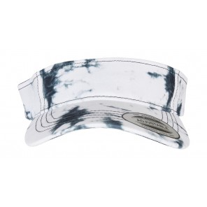 Flexfit Batik Dye Curved Visor Cap - Black/White - OneSize