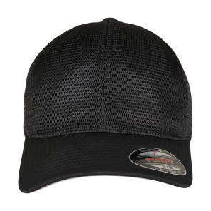Flexfit Flexfit 360 Omnimesh Cap - Black - L/XL