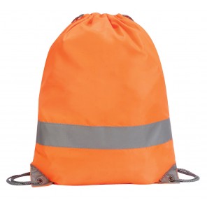 Shugon Stafford Hi-vis Drawstring Tote - Hi-Vis Orange - OneSize