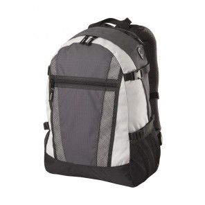 Shugon Indiana Student/ Sports Backpack - Dark Grey/Off White - OneSize