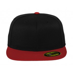 Flexfit Premium 210 Fitted 2-Tone - Black/Red - L/XL