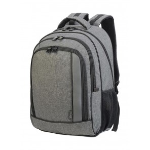 Shugon Frankfurt Smart Laptop Backpack - Grey Melange/Black - OneSize