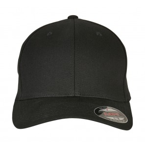 Flexfit V-Flexfit® Cotton Twill Cap - Black - L/XL