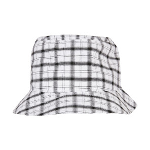 Flexfit Check Bucket Hat - Grey - ONE SIZE