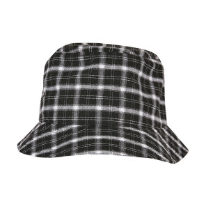 Flexfit Check Bucket Hat - Grey - ONE SIZE