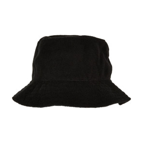Flexfit Frottee Bucket Hat - Black - ONE SIZE