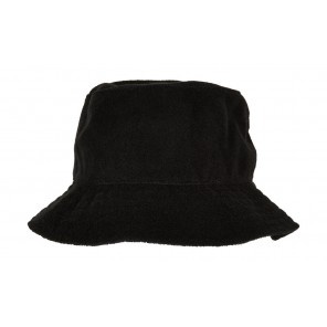 Flexfit Frottee Bucket Hat - Black - OneSize