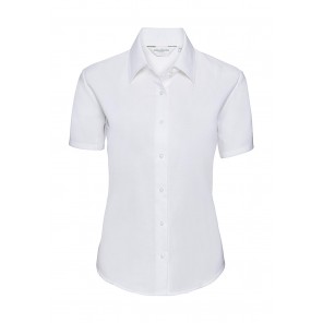 Russell Collection Ladies' Classic Oxford Shirt - White - 5XL(50)
