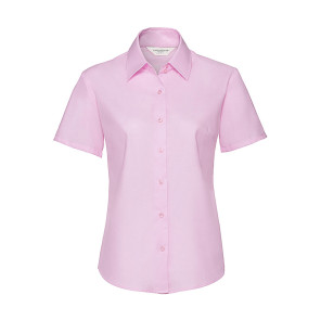 Russell Collection Ladies' Classic Oxford Shirt - Pink - 6XL