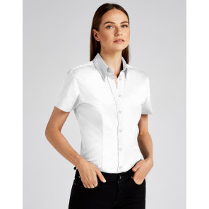 Kustom Kit Women's Tailored Fit Premium Oxford Shirt SSL