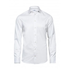Tee Jays Luxury Shirt Slim Fit - White - M