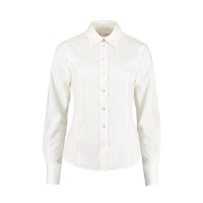 Kustom Kit Women's Tailored Fit Premium Oxford Shirt - White - 4XL