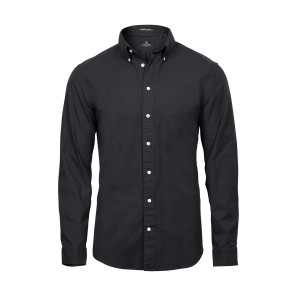 Tee Jays Perfect Oxford Shirt - Black - 4XL