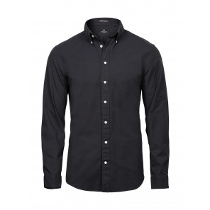 Tee Jays Perfect Oxford Shirt - Black - 4XL