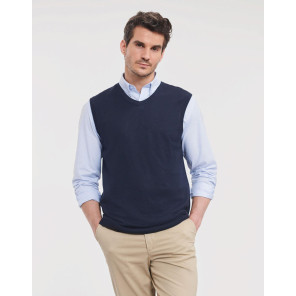 Russell V-Ausschnitt Ärmelloser Strickpullover