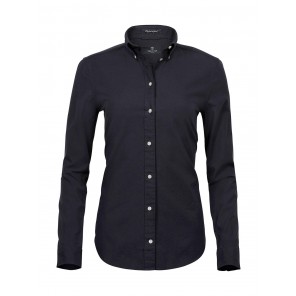 Tee Jays Ladies' Perfect Oxford Shirt - Black - XL