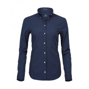 Tee Jays Ladies' Perfect Oxford Shirt - Navy - 3XL