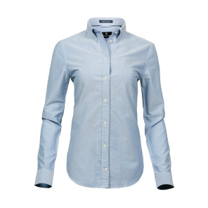 Tee Jays Ladies' Perfect Oxford Shirt - Blue - M