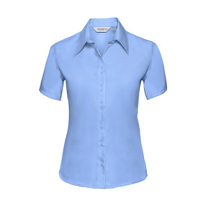 Russell Collection Ladies' Ultimate Non-iron Shirt - Light Blue - M