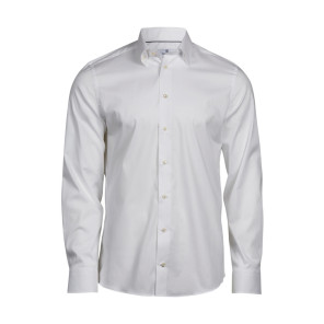 Tee Jays Stretch Luxury Shirt - White - XL
