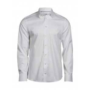 Tee Jays Stretch Luxury Shirt - White - S