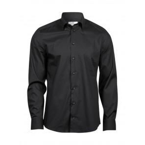 Tee Jays Stretch Luxury Shirt - Black - 2XL