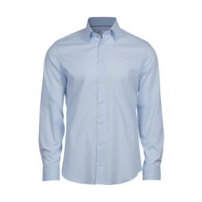 Tee Jays Stretch Luxury Shirt - Blue - 3XL