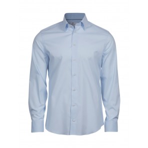 Tee Jays Stretch Luxury Shirt - Light Blue - S