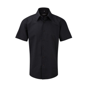 Russell Collection Oxford Shirt - Black - XL