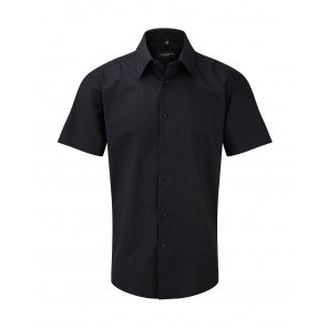 Russell Collection Oxford Shirt - Black - XL