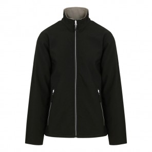 Regatta Professional Ascender 2-Layer Softshell Jacket - Black/Mineral Grey - S