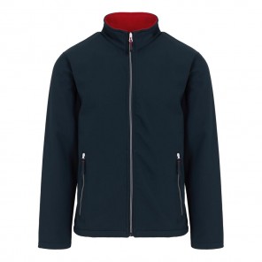 Regatta Professional Ascender 2-Layer Softshell Jacket - Navy/Classic Red - S