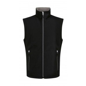 Regatta Professional Ascender 2-Layer Softshell Bodywarmer - Black/Mineral Grey - M