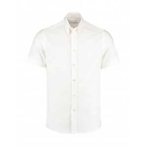 Kustom Kit Tailored Fit Premium Oxford Shirt SSL