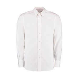 Kustom Kit Tailored Fit City Shirt - White - 2XL