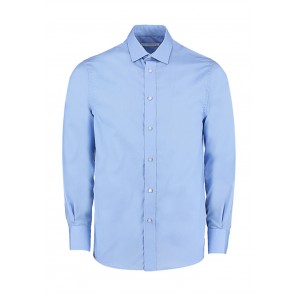 Kustom Kit Tailored Fit Business Shirt - Light Blue - XL