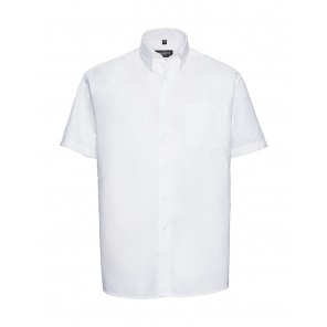 Russell Collection Oxford Shirt - White - 6XL