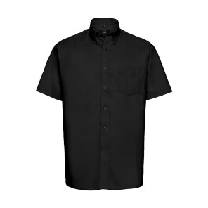Russell Collection Oxford Shirt - Black - 5XL