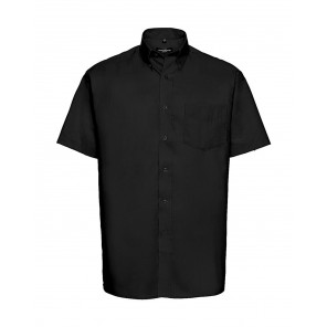 Russell Collection Oxford Shirt - Black - 5XL