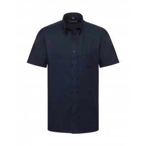 Russell Collection Oxford Shirt - Bright Navy - 6XL