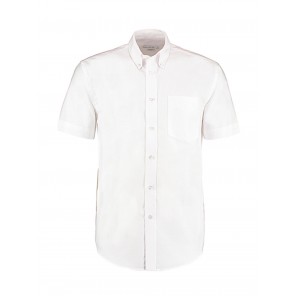 Kustom Kit Classic Fit Workwear Oxford Shirt SSL - White - XS