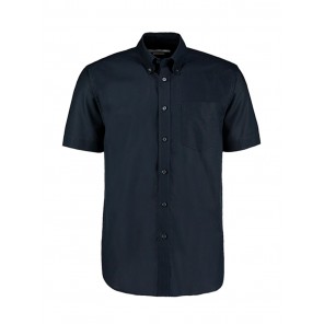 Kustom Kit Classic Fit Workwear Oxford Shirt SSL - French Navy - 2XL