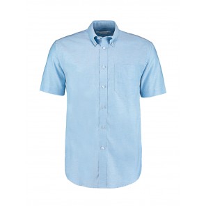 Kustom Kit Classic Fit Workwear Oxford Shirt SSL - Light Blue - L