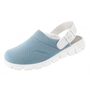 Abeba Berufsschuhe Dynamic OB Clog hellblau CE SRC
