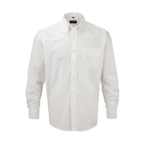 Russell Oxford Hemd LA White - Größe 5XL